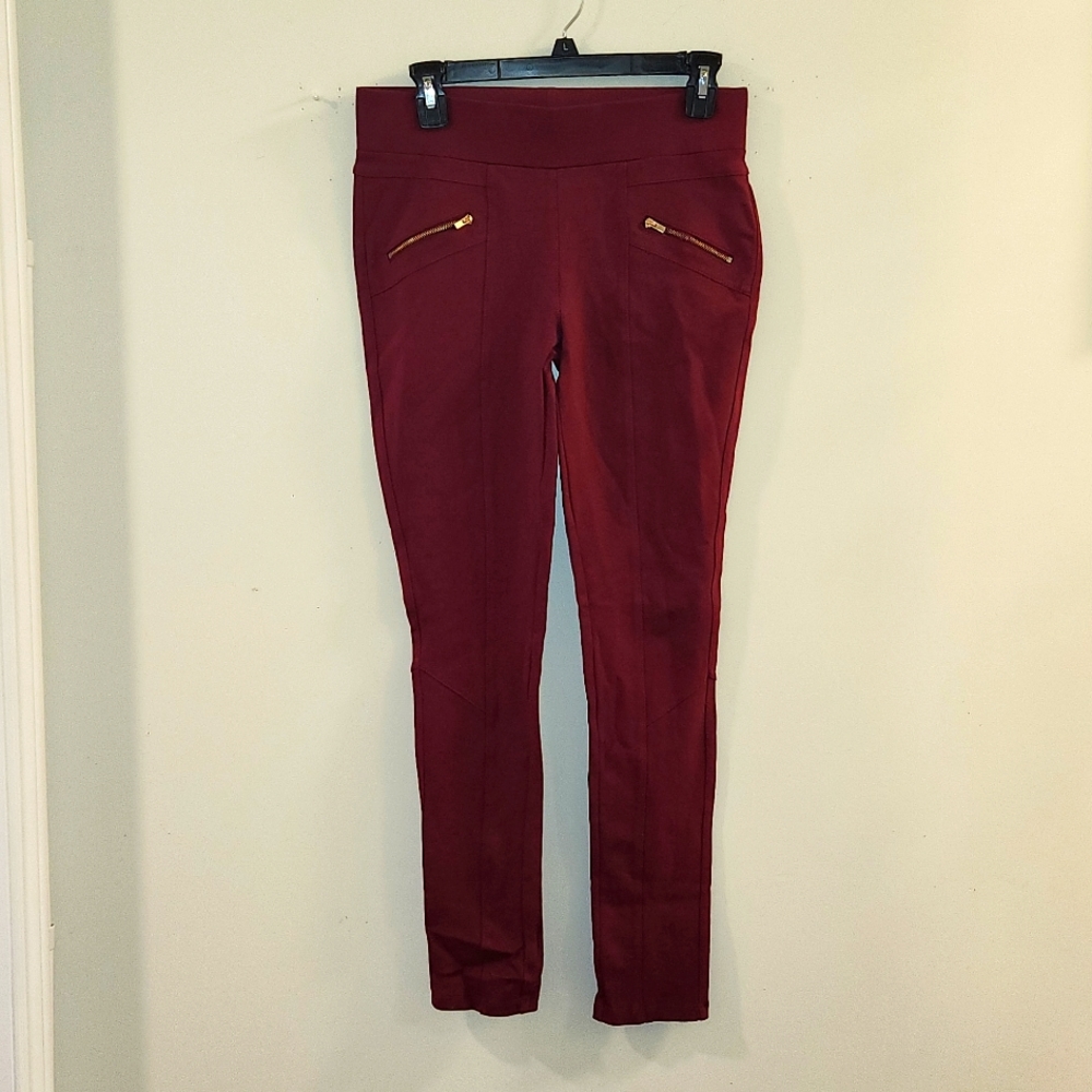 Guess~ Skinny leggings Bugundy Size Lg